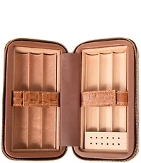 Brouk & Co Dean Croco Cigar Travel Humidor Case