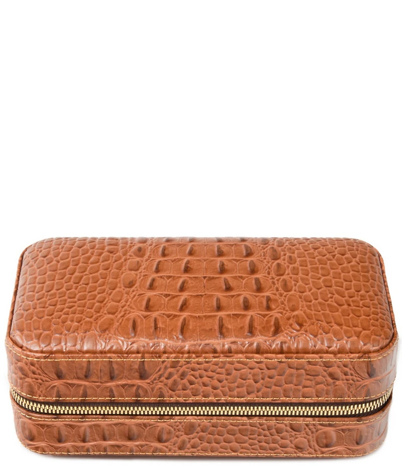Brouk & Co Dean Croco Cigar Travel Humidor Case