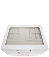 Brouk & Co Kendall 3 Layer Clear Lid Jewelry Box