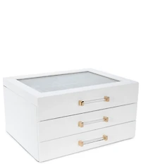 Brouk & Co Kendall 3 Layer Clear Lid Jewelry Box