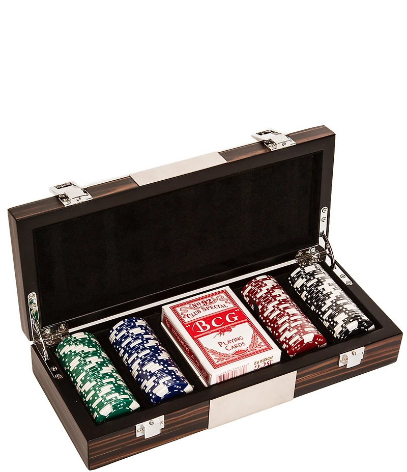 Brouk & Co Matte Ebony Poker 100 Chip Set