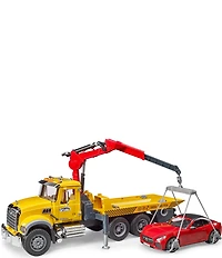 Bruder Mack Granite Tow-Truck with Roadster