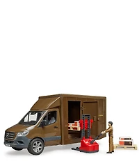 Bruder Mercedes Benz Sprinter UPS with Driver and Accessories