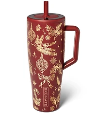 Brumate Era Straw Merry Merlot Print Insulated Tumbler, 40-oz