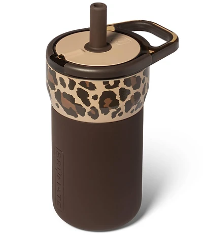 Brumate Leopard Leap Kids Straw Tumbler, 12-oz