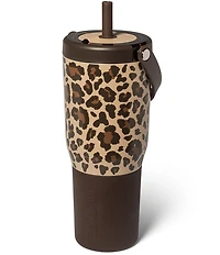Brumate Leopard Resa Straw Insulated Tumbler, 35-oz