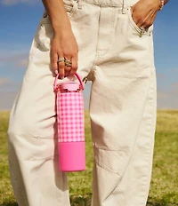 Brumate Pink Gingham Rise Straw Insulated Tumbler, 25 oz