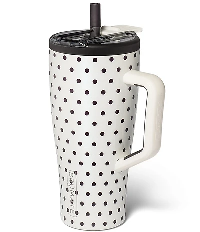Brumate Polka Dot Era Flip Straw Insulated Tumbler, 30 oz.