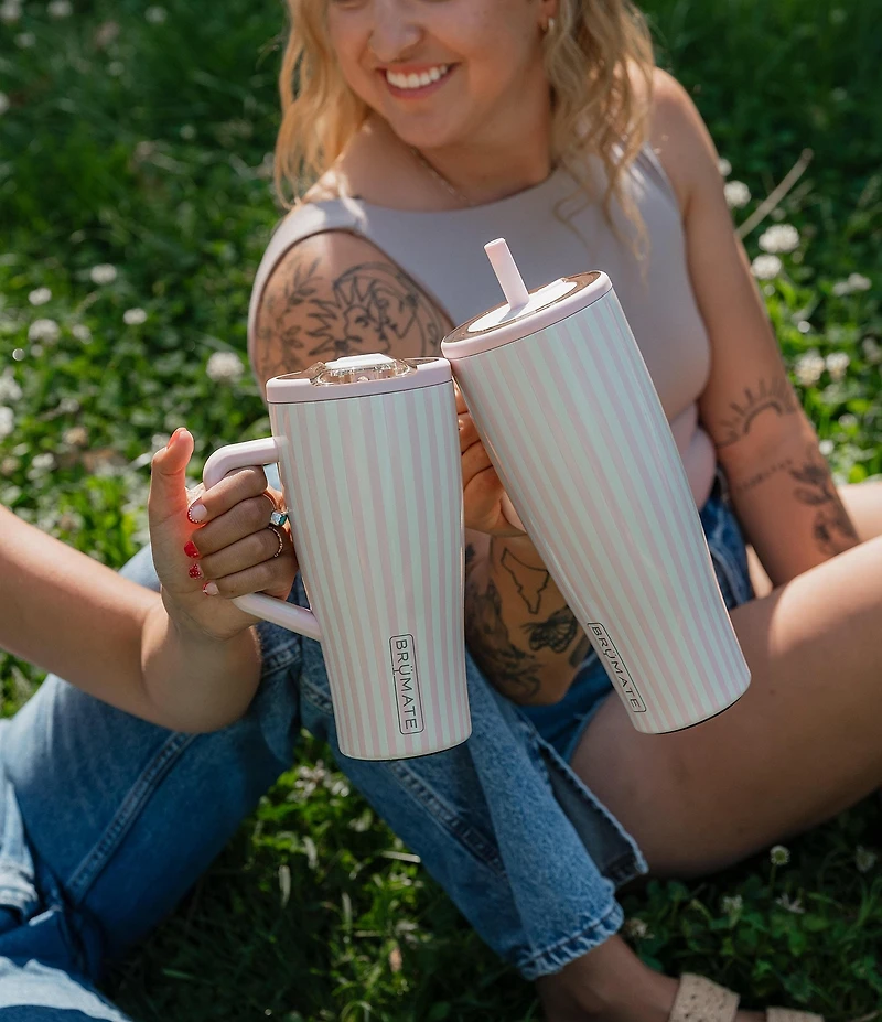 Brumate Strawberries & Cream Era Flip Straw Insulated Tumbler, 30 oz.