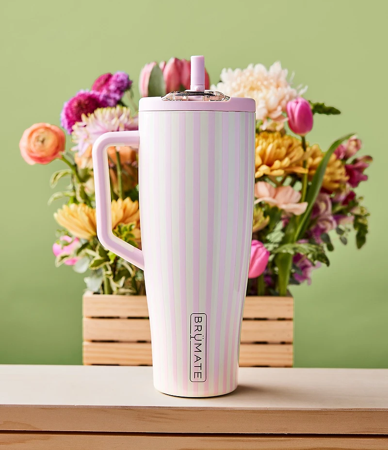 Brumate Strawberries & Cream Era Flip Straw Insulated Tumbler, 40 oz.