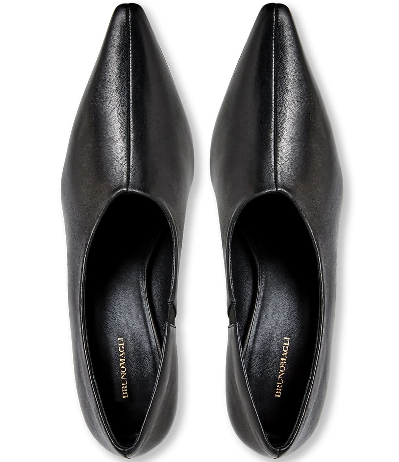 Bruno Magli Athena Leather Stiletto Pumps