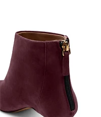 Bruno Magli Francesca Suede Kitten Heel Ankle Booties