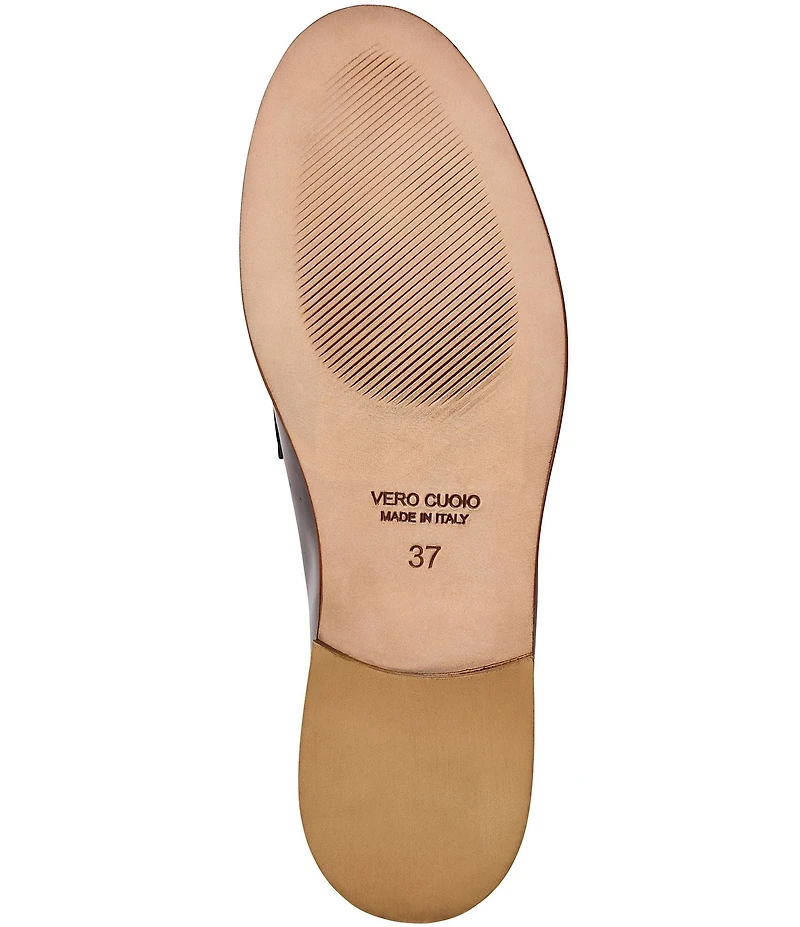 Bruno Magli Lola Tortoise Print Patent Leather Penny Loafers