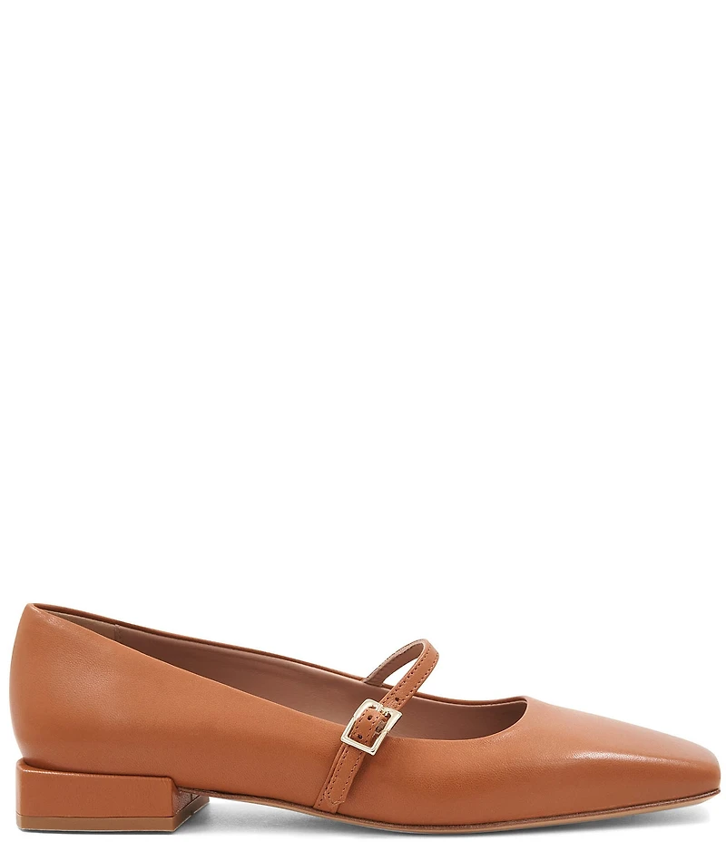Bruno Magli Lucia Leather Mary Jane Flats