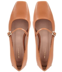 Bruno Magli Lucia Leather Mary Jane Flats