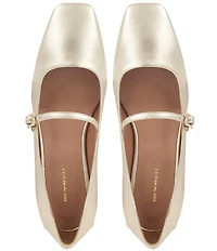 Bruno Magli Lucia Leather Mary Jane Flats