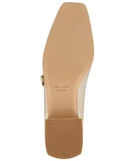 Bruno Magli Lucia Leather Mary Jane Flats