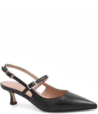 Bruno Magli Luciana Leather Slingback Mary Jane Pumps