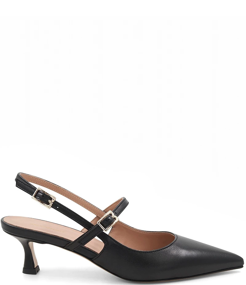 Bruno Magli Luciana Leather Slingback Mary Jane Pumps