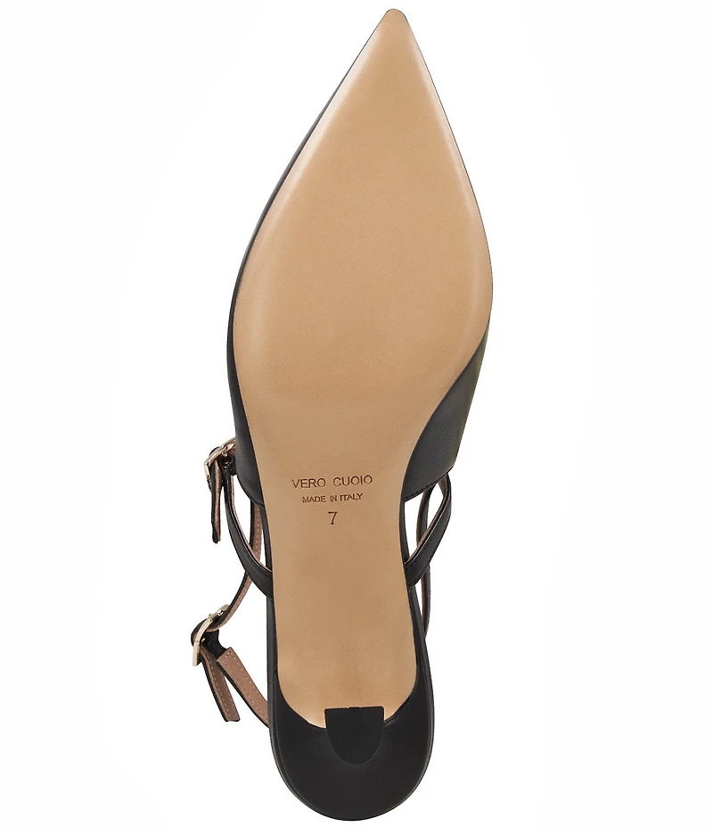 Bruno Magli Luciana Leather Slingback Mary Jane Pumps