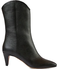 Bruno Magli Mandriana Leather Stiletto Booties