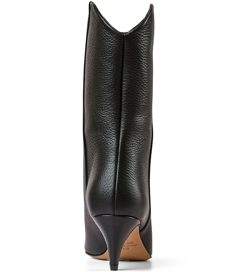 Bruno Magli Mandriana Leather Stiletto Booties