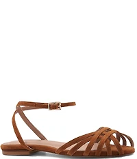 Bruno Magli Marta Suede Flat Sandals