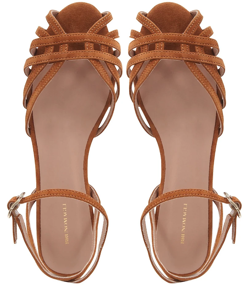 Bruno Magli Marta Suede Flat Sandals