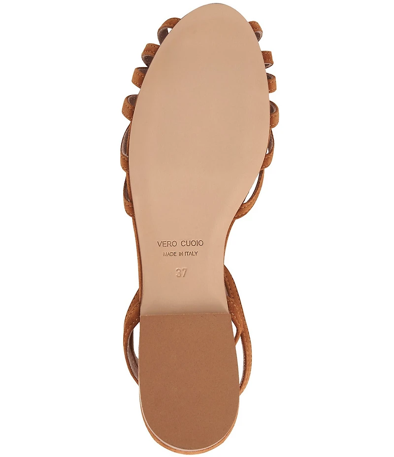 Bruno Magli Marta Suede Flat Sandals