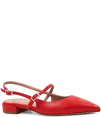 Bruno Magli Martina Leather Slingback Mary Jane Flats