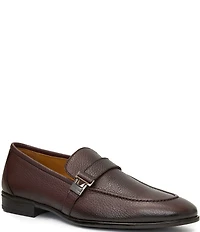 Bruno Magli Men's Arlo Leather Side Buckle Loafers