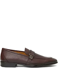 Bruno Magli Men's Arlo Leather Side Buckle Loafers
