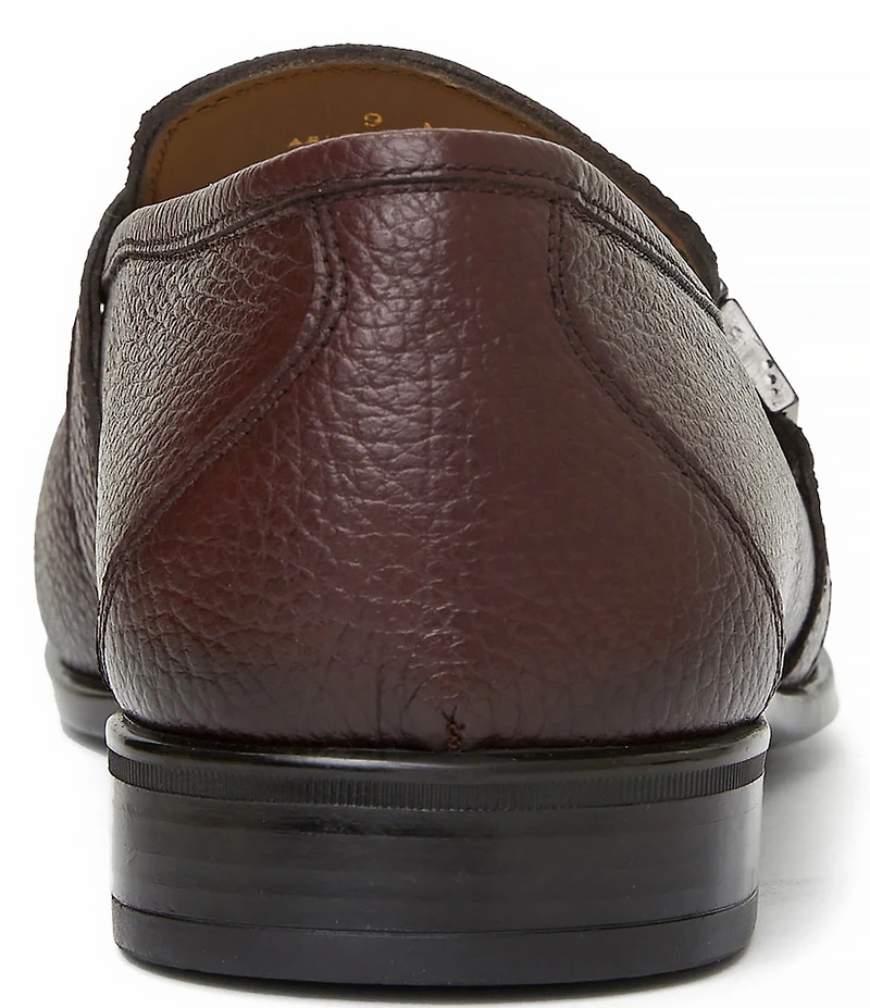 Bruno Magli Men's Arlo Leather Side Buckle Loafers