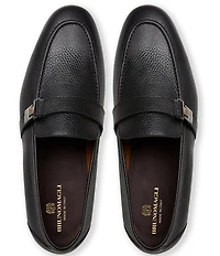 Bruno Magli Men's Arlo Leather Side Buckle Loafers