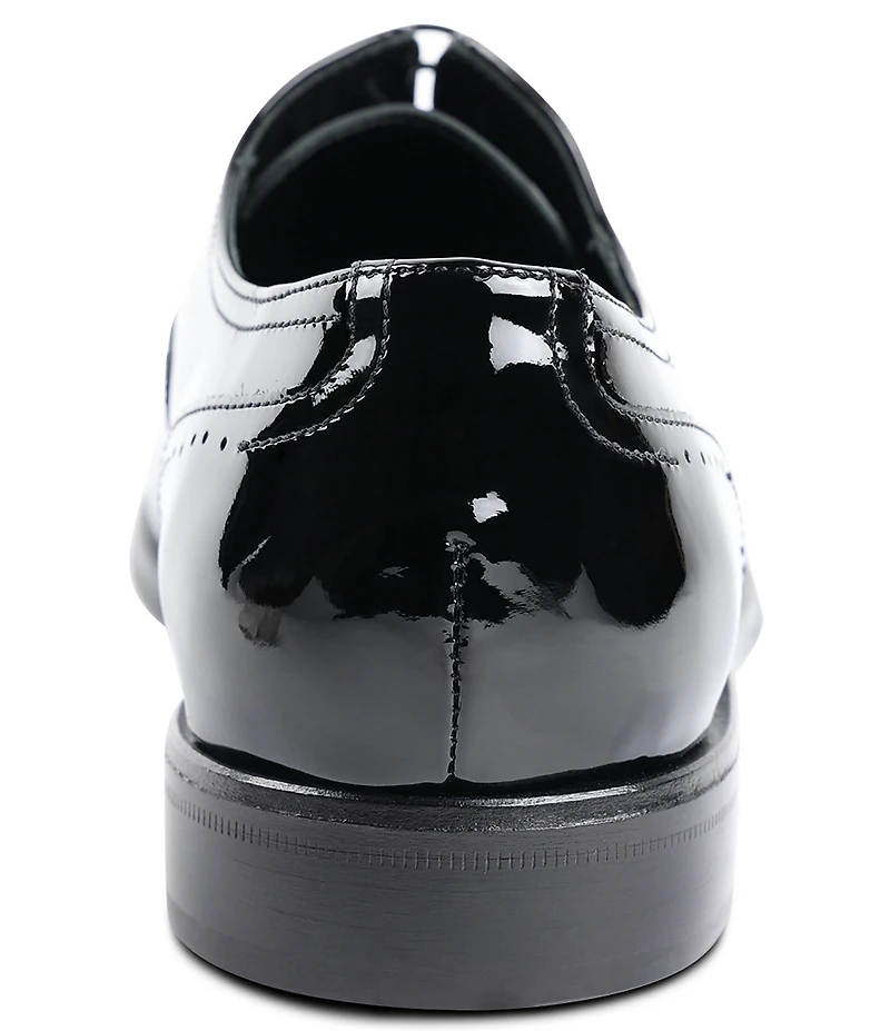 Bruno Magli Men's Arno Sera Patent Leather Plain-Toe Balmoral Oxfords