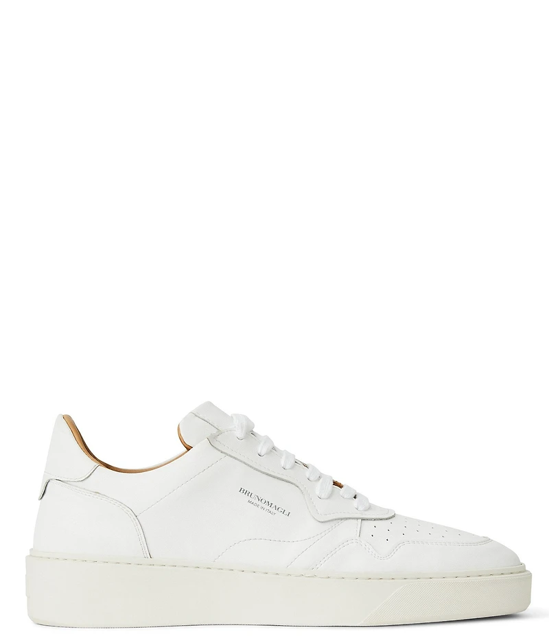 Bruno Magli Men's Dezi Perforated Leather Cup Sole Sneakers