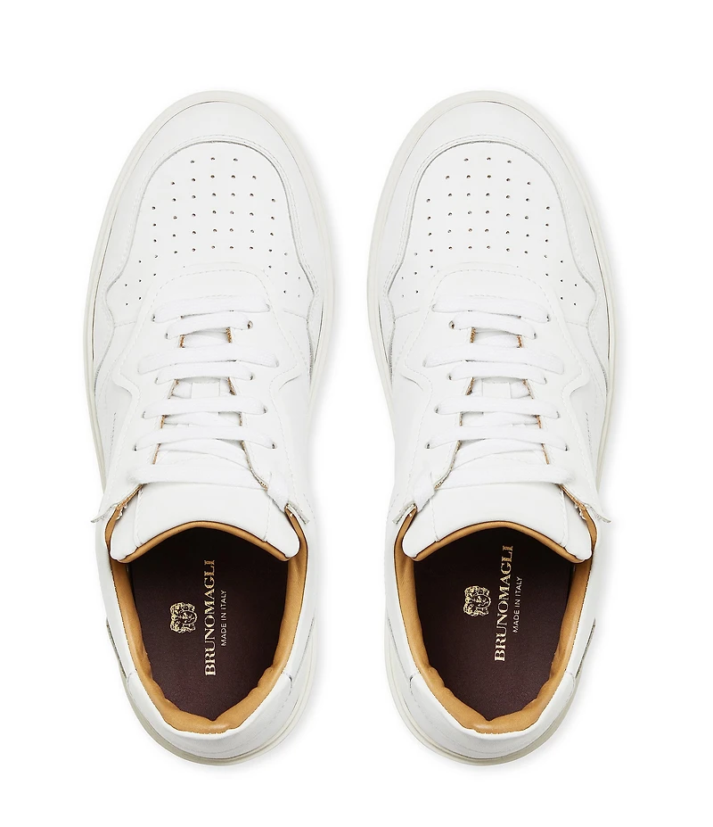 Bruno Magli Men's Dezi Perforated Leather Cup Sole Sneakers