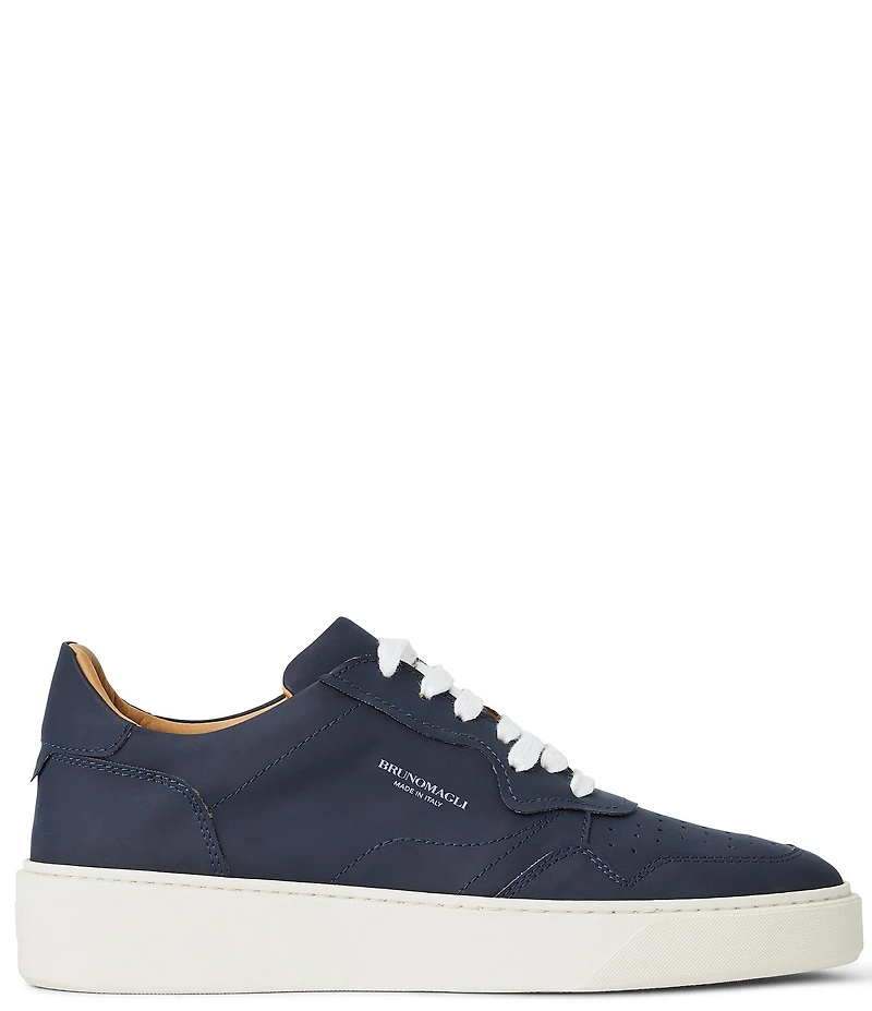 Bruno Magli Men's Dezi Perforated Leather Cup Sole Sneakers