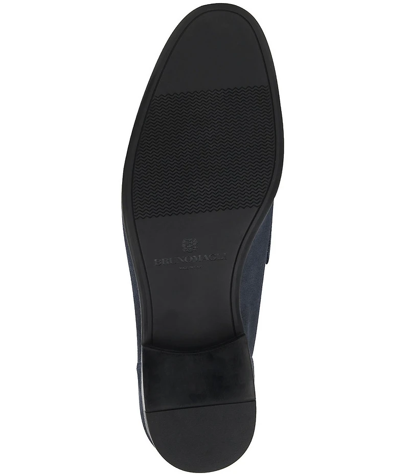 Bruno Magli Men's Lastra Suede Unlined Penny Loafers