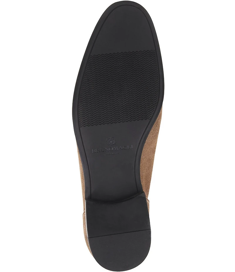 Bruno Magli Men's Lastra Suede Unlined Penny Loafers