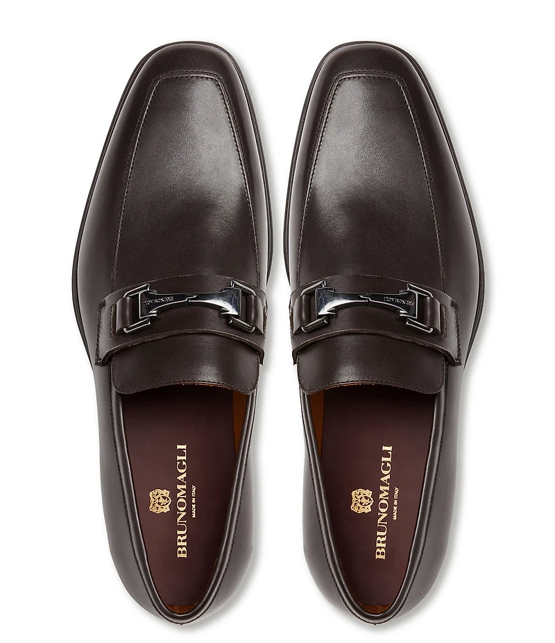 Bruno Magli Men's Raging Bit Buckle Calf Leather Loafers