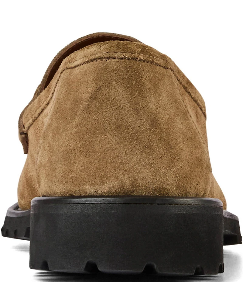 Bruno Magli Men's Rocky Suede Bit Buckle Loafers