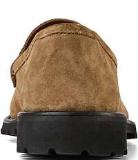 Bruno Magli Men's Rocky Suede Bit Buckle Loafers