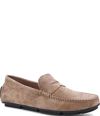 Bruno Magli Men's Taranto Suede Penny Driver Loafers