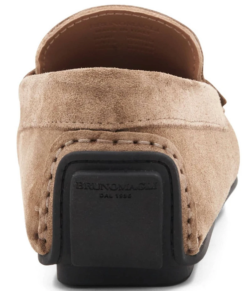 Bruno Magli Men's Taranto Suede Penny Driver Loafers