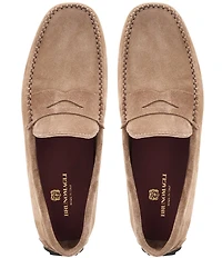 Bruno Magli Men's Taranto Suede Penny Driver Loafers
