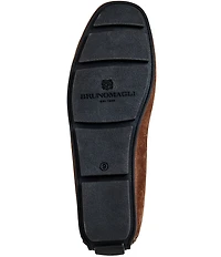 Bruno Magli Men's Taso Suede Bit Buckle Driver Loafers