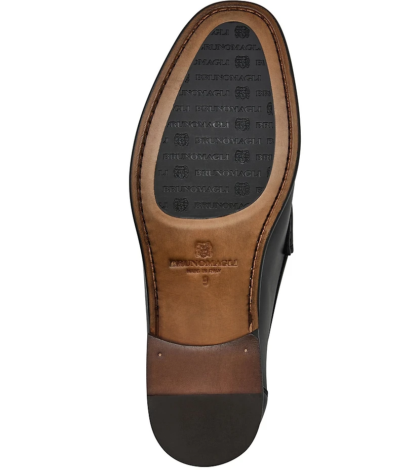 Bruno Magli Men's Leather Tonio Slip On Penny Loafers