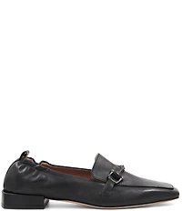 Bruno Magli Mila Leather Bit Buckle Loafers