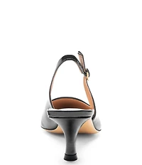 Bruno Magli Palerma Patent Leather Slingback Pumps